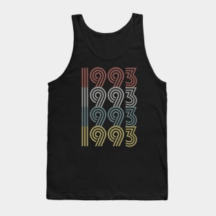 1993 Birth Year Retro Style Tank Top